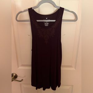 Hollister Longer Wine Colored Tank